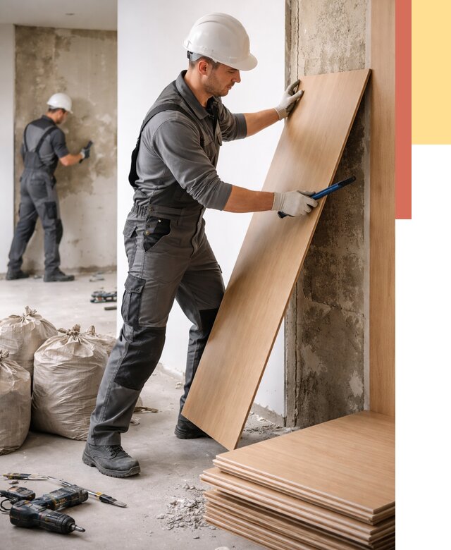 Демонтаж стеновых панелей в Димитровграде от 3606 руб. за м² быстро и недорого | ОТДЕЛОЧНИК-Дмт