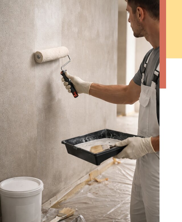 Грунтовка стен в Димитровграде от 2267 руб. м2 — быстро, недорого, с материалом | ОТДЕЛОЧНИК-Дмт