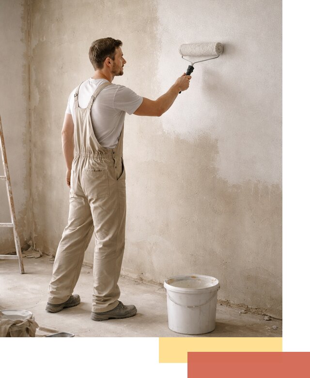 Грунтовка стен под отделку в Димитровграде профессиональным раствором