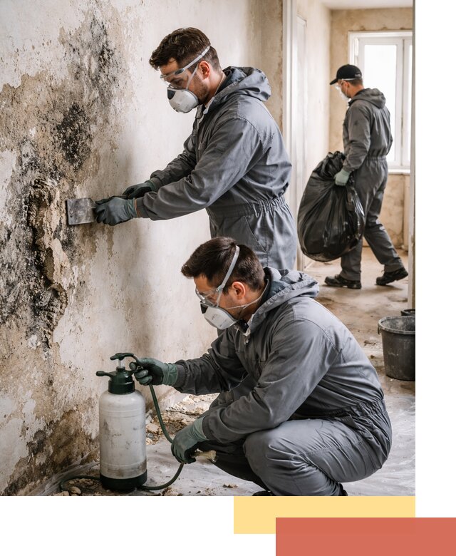 Удаление плесени со стен профессионально в Димитровграде