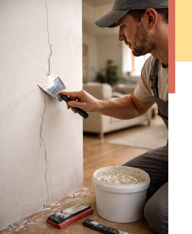 Заделка трещин и сколов в Димитровграде от 2524 руб. — быстро и недорого | ОТДЕЛОЧНИК-Дмт