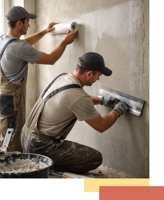 Армирование стен стеклосеткой в Димитровграде для прочной отделки