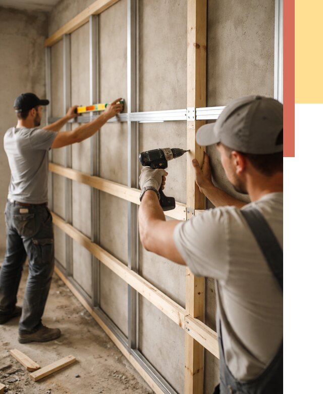 Устройство обрешетки под панели в Димитровграде от 2164 руб. — монтаж под ключ | ОТДЕЛОЧНИК-Дмт