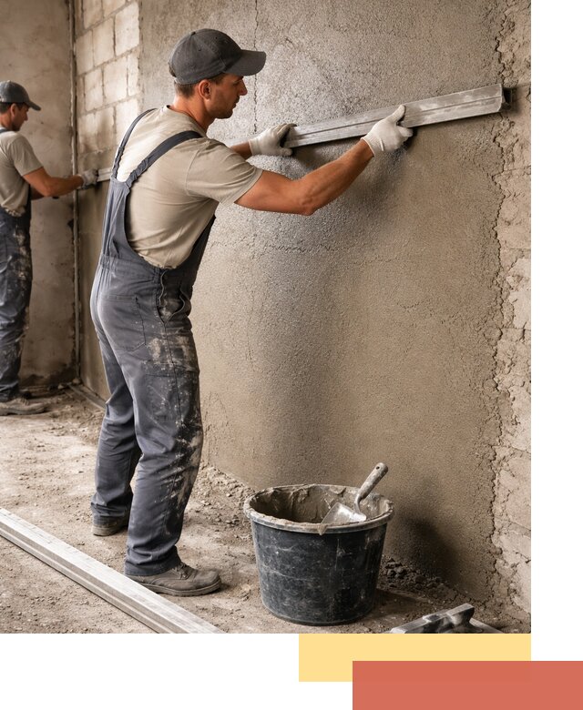 Штукатурка стен цементно-песчаная в Димитровграде профессионально