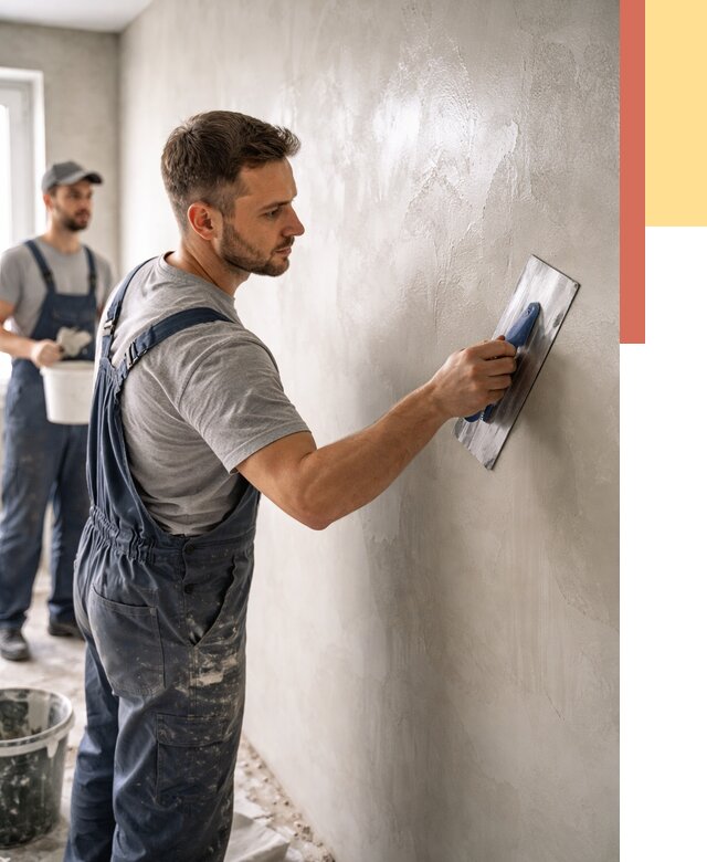 Глянцевание штукатурки стен в Димитровграде от 7727 руб. — услуги и затирка | ОТДЕЛОЧНИК-Дмт