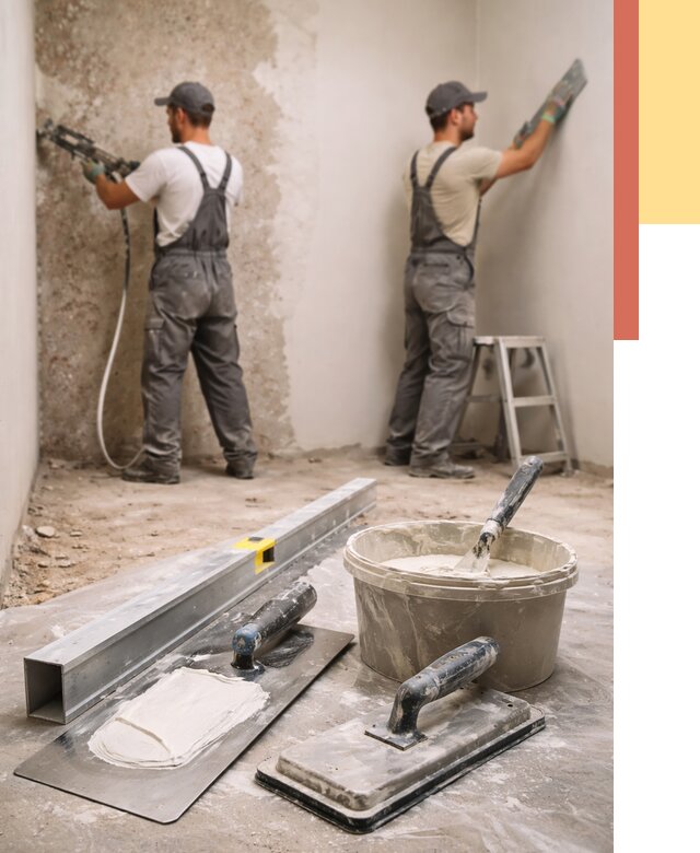 Штукатурка стен под обои в Димитровграде от 4636 руб./м2 — выравнивание под обои | ОТДЕЛОЧНИК-Дмт