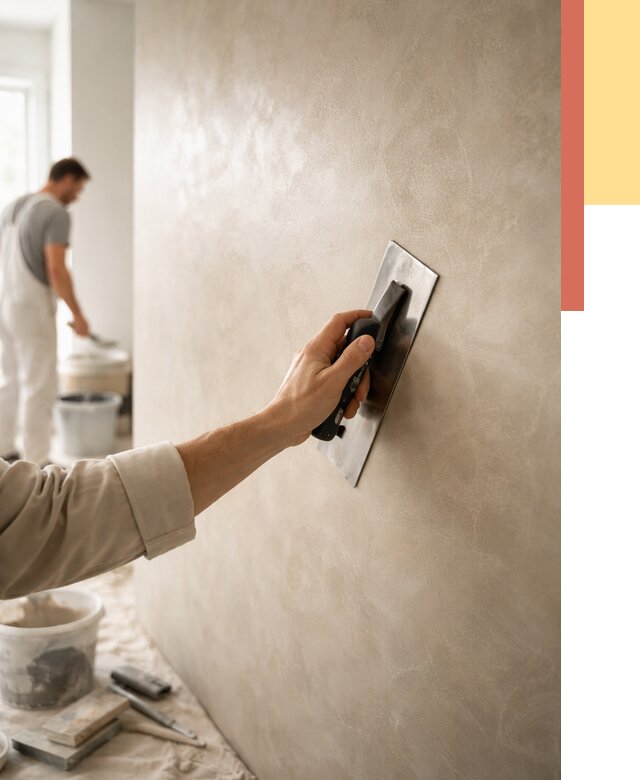 Венецианская штукатурка в Димитровграде от 3606 руб/м² — нанесение стен под ключ | ОТДЕЛОЧНИК-Дмт