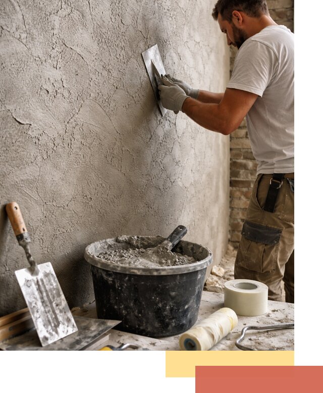 Декоративная штукатурка лофт в Димитровграде — отделка стен и потолков