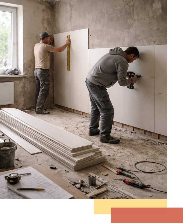 Монтаж ПВХ панелей на стены в Димитровграде качественно и быстро