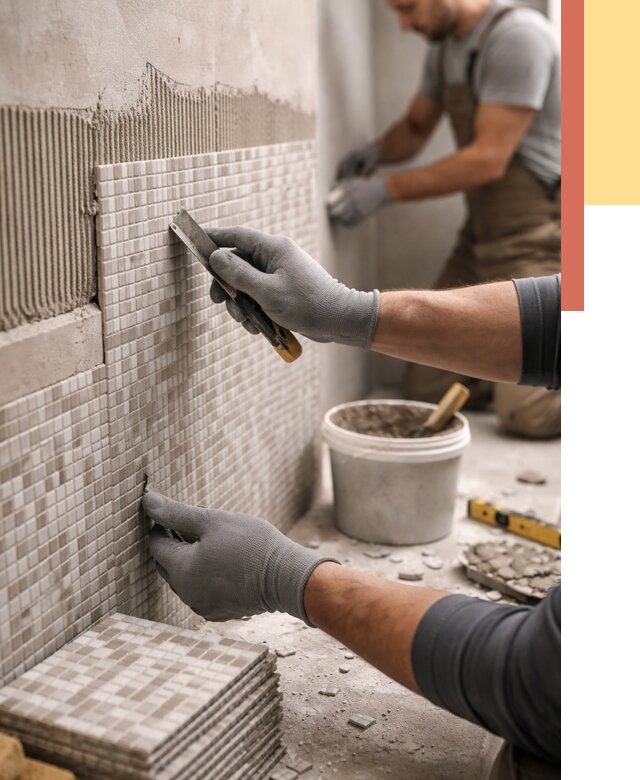 Облицовка стен мозаикой в Димитровграде от 3297 руб/м2 — укладка мозаики на стены | ОТДЕЛОЧНИК-Дмт