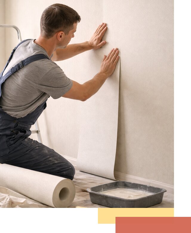 Поклейка флизелиновых обоев в Димитровграде качественно и быстро