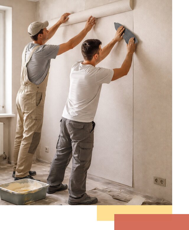 Поклейка виниловых обоев в Димитровграде профессионально и качественно