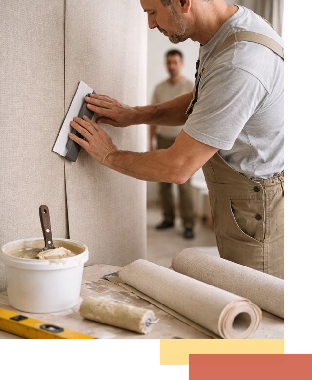 Поклейка текстильных обоев в Димитровграде профессионально и аккуратно