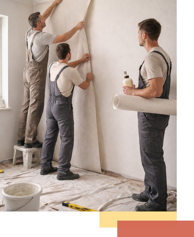 Оклейка стен обоями в Димитровграде — качественно и профессионально