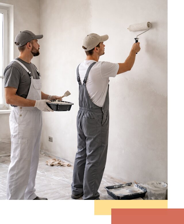 Покраска стен водоэмульсионной краской в Димитровграде