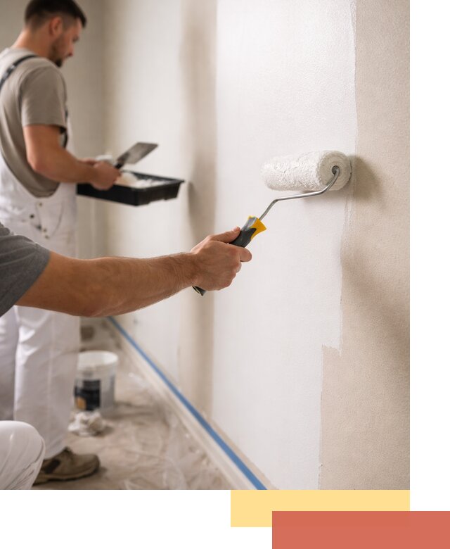 Покраска стен акриловой краской профессионально в Димитровграде