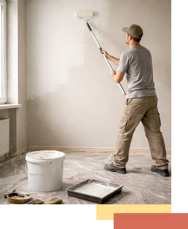 Покраска стен латексной краской в Димитровграде качественно и быстро