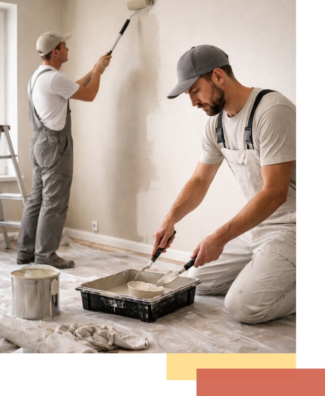 Покраска стен в квартире в Димитровграде — профессионально и аккуратно