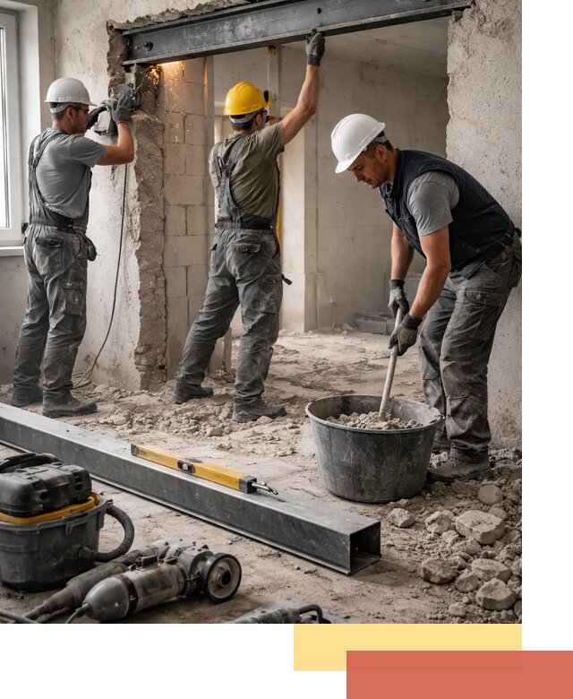 Создание проемов в стенах и несущих конструкциях в Димитровграде