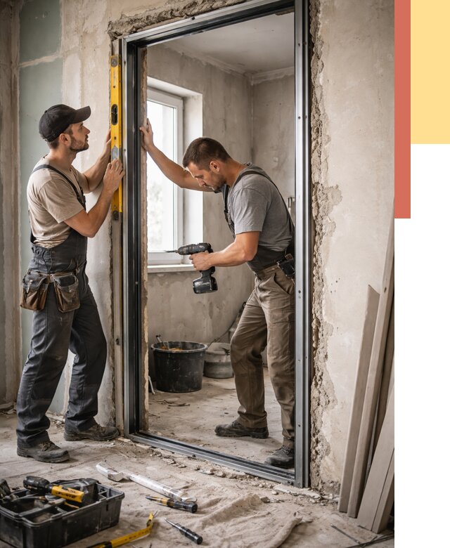 Закладка дверного проема в Димитровграде от 3606 руб. — быстро и недорого | ОТДЕЛОЧНИК-Дмт