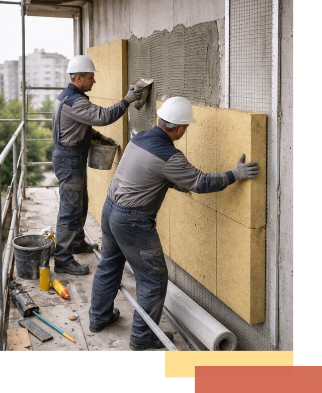 Утепление стен зданий и домов в Димитровграде качественно и надежно