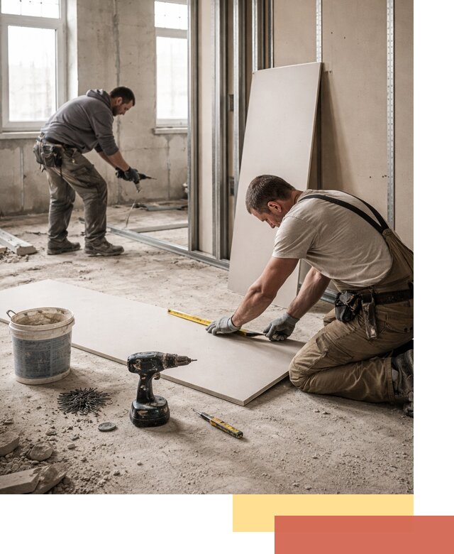 Кладка перегородок из ПГП под ключ в Димитровграде