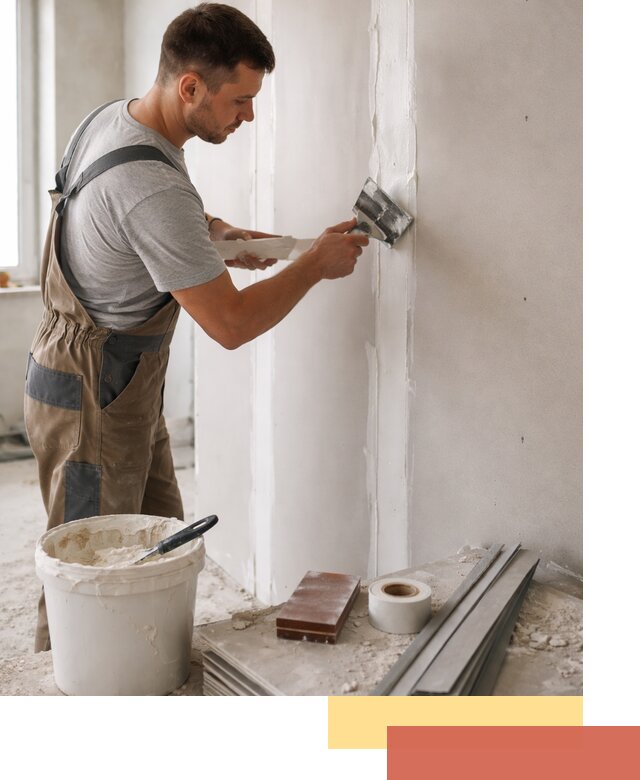 Шпаклевка перегородок из гипсокартона в Димитровграде качественно и быстро