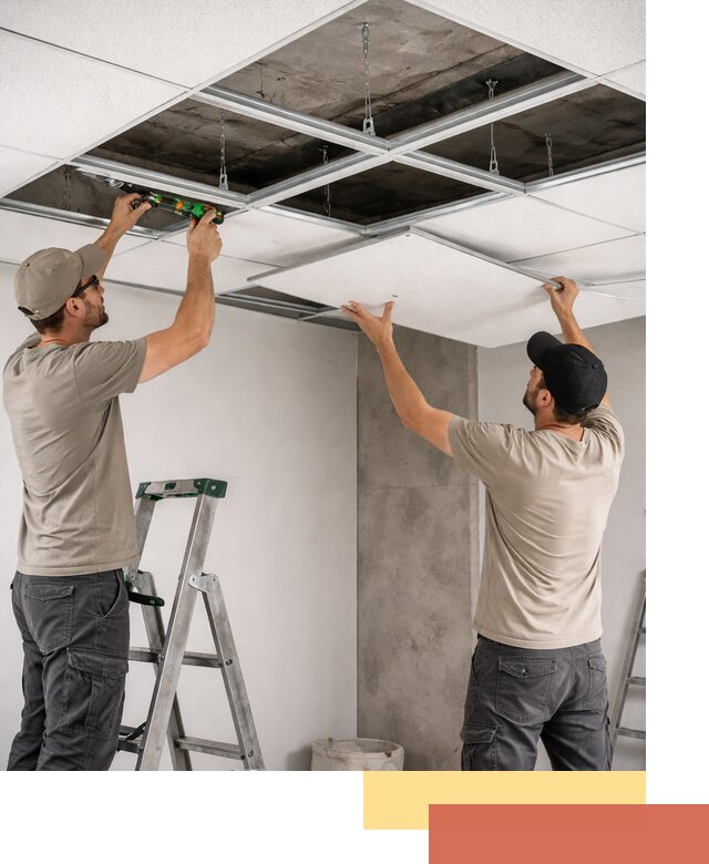 Монтаж потолка Армстронг под ключ в Димитровграде