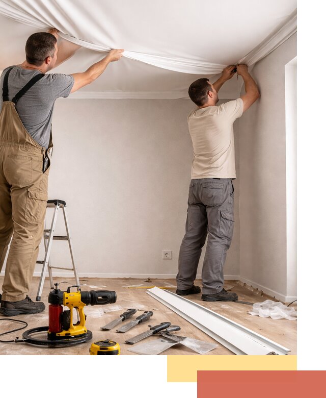 Монтаж ПВХ натяжного потолка в Димитровграде качественно и быстро