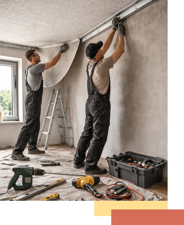 Монтаж фактурного натяжного потолка в Димитровграде качественно и быстро