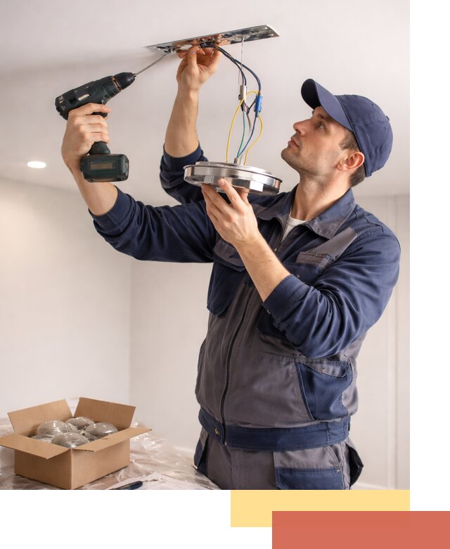 Установка люстры в натяжной потолок в Димитровграде