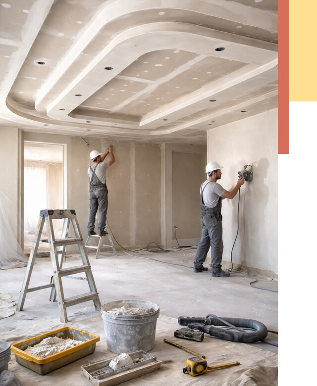 Многоуровневый потолок из гипсокартона в Димитровграде от 773 руб. под ключ | ОТДЕЛОЧНИК-Дмт