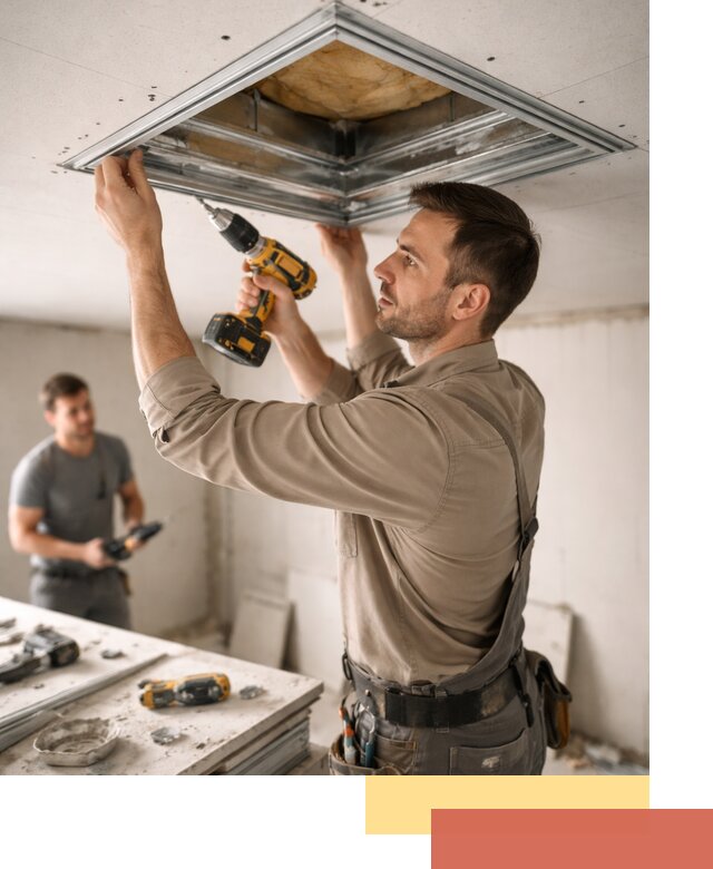 Монтаж люка в потолок из ГКЛ в Димитровграде