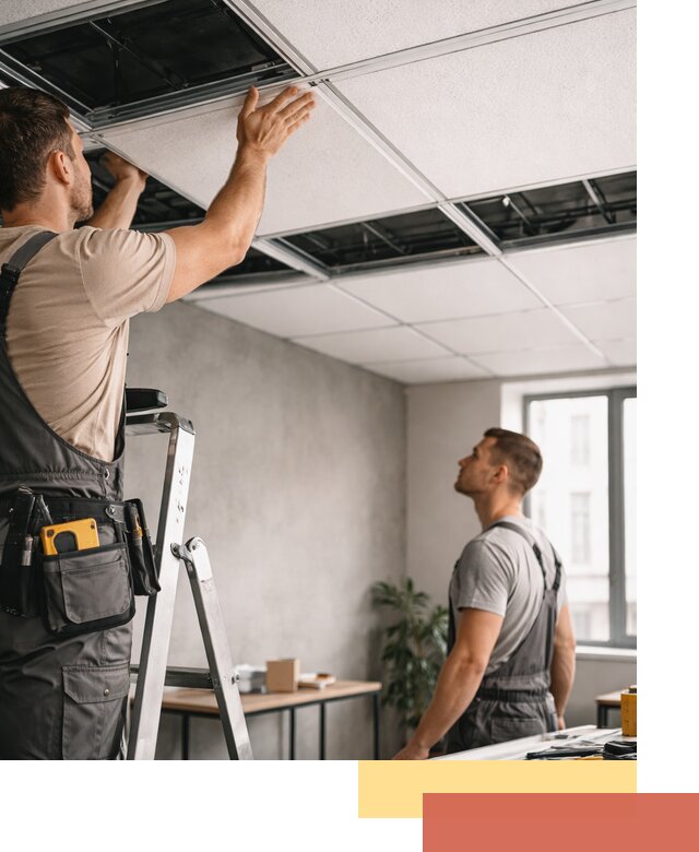 Монтаж потолочной плитки в Димитровграде качественно и в срок