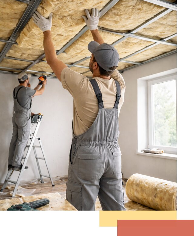 Утепление потолка под ключ в Димитровграде качественно и быстро