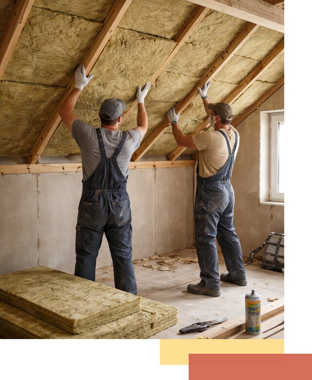 Утепление потолка минеральной ватой в Димитровграде