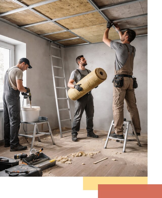 Шумоизоляция потолка в Димитровграде: профессиональный монтаж и отделка