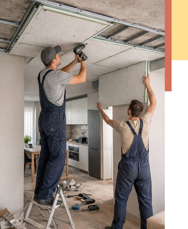 Шумоизоляция потолка панелями зипс в Димитровграде от 1906 руб. под ключ | ОТДЕЛОЧНИК-Дмт